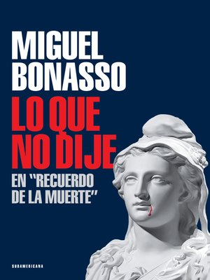 cover image of Lo que no dije en "Recuerdo de la muerte"